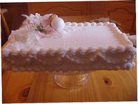Vanilla Pastel Sheet Cake