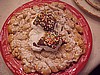 Funnel Cake Topped with Ice Cream