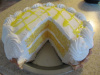 Lemon Cake Pie (See Our Cakes w Slice Out Page)