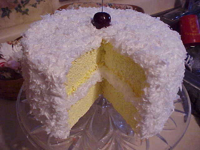 Coconut Cake w Slice Out 