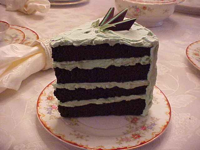 MINT Chocolate Cake Slice