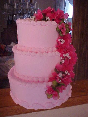 Precious Pink Tier Cake