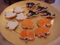 Halloween Cut Out Cookies