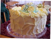 Lemon Rose Cake