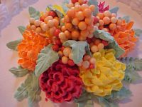 Basket Weave with Mums