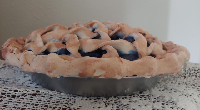 Over Stuffed Blueberry Pie Twisted Top