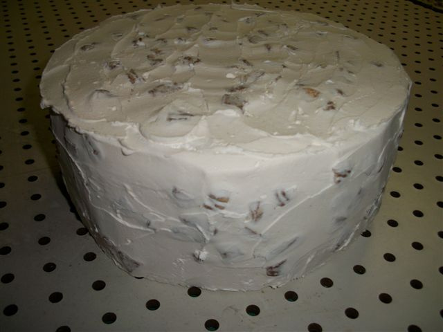 Iced Pecan Cake
