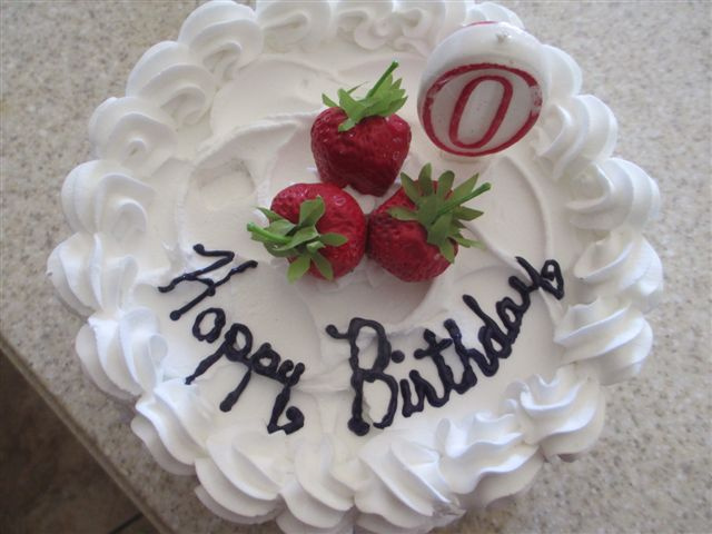 Happy Birthday Whipped Vanilla Cake