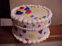 Decorative Shapes Balloon Cake