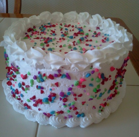 Candy Sprinkle Cake
