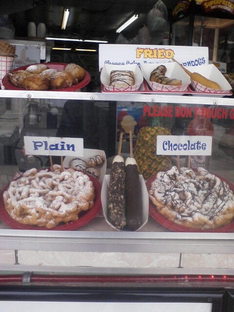 Our Funnel Cakes on Atlantic City Boardwalk