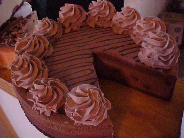 Chocolate Mousse w/Chocolate Bits Cheesecake