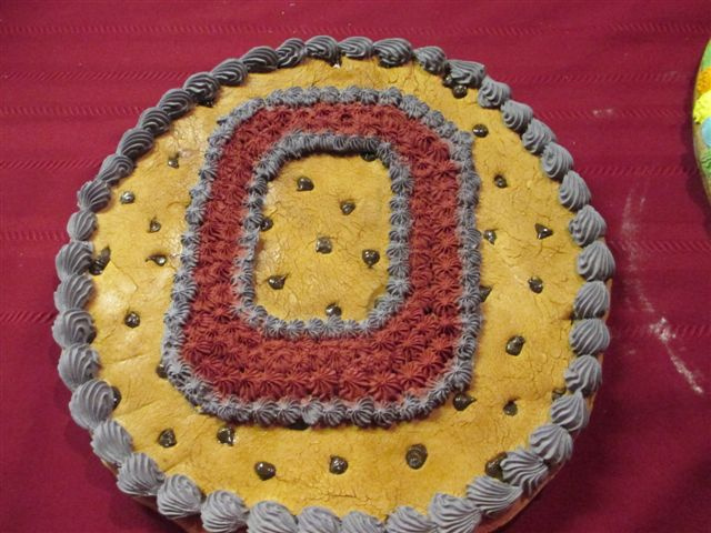 Ohio State Cookie Cake