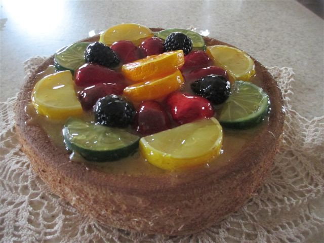 Traditional Fruit Cheesecake