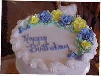 Pastel Birthday Cake