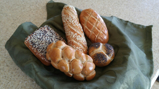 Oven baked Breads and Rolls