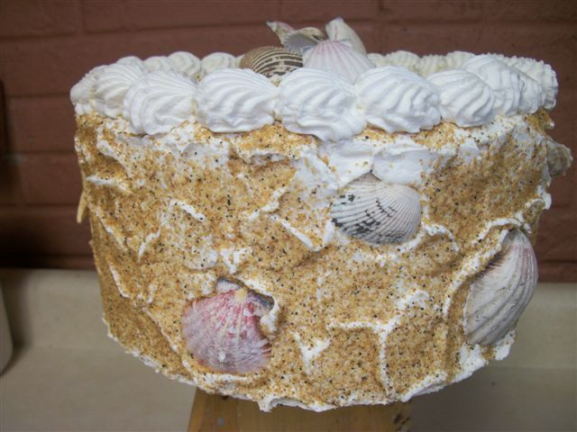 Sea Shell Beach Cake