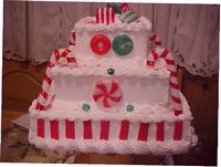 3 Tier Christmas cake