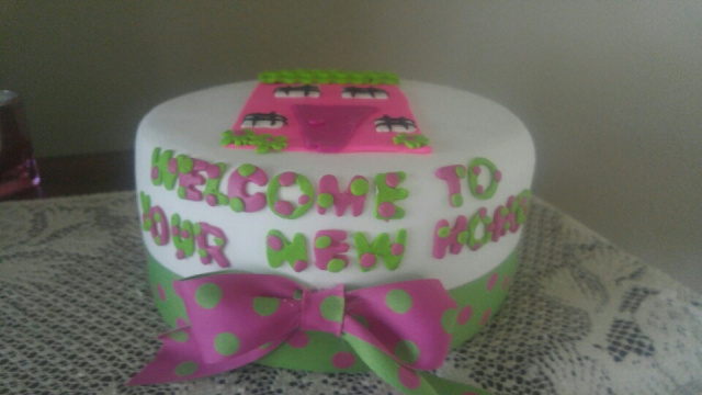 Welcome To Our Home Cake