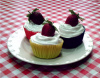 Strawberries & Cream Cupcakes 