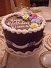 Rose Topped Birthday Cake Box
