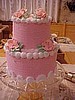 2 Tier Pink Floral Cake