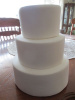 3 Tier Plain Wedding Cake