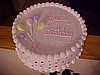 Pastel Balloons Birthday Cake