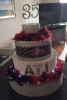 Stunning Tier Decorated for All That Jazz Dance Studio, Philadelphia Pa