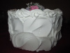 Fluffy Creamy Vanilla Cake w Pastel Roses