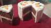Tall Carrot Cake w slice Out