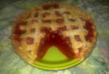 Cherry Pie with Slice out Created in Your Favorite Pie Plate