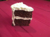 Red Velvet w Crumb Border Cake Slice