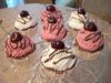 Cherry Iced Cupcakes