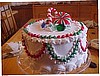 Candy Cane designed Cake